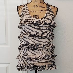 Diane Von Furstenberg Silk tank sz 8